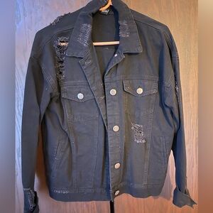 Distressed Jean jacket